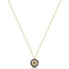 Necklaces Ritani | Meira T 14Kt Gold 0.07 Ctw Classic Evil Eye Necklace