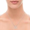 Necklaces Ritani | 14Kt Gold 1.00 Ctw Lab Diamond Heart Shaped Pendant