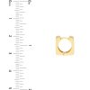 Earrings Ritani | 14Kt Gold 10.50Mm Small Square Hoop Earrings