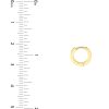 Earrings Ritani | 14Kt Gold 0.13 Ctw 10Mm Diamond Huggie Earrings