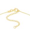 Necklaces Ritani | Scattered Diamond Medallion Necklace - 14Kt Gold 0.04 Ctw