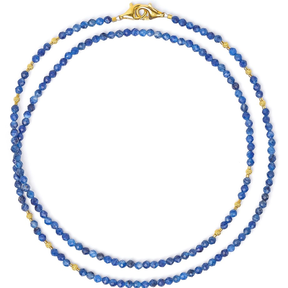 Necklaces Ritani | 24Kt Gold Plated Indilan Kyanite Necklace