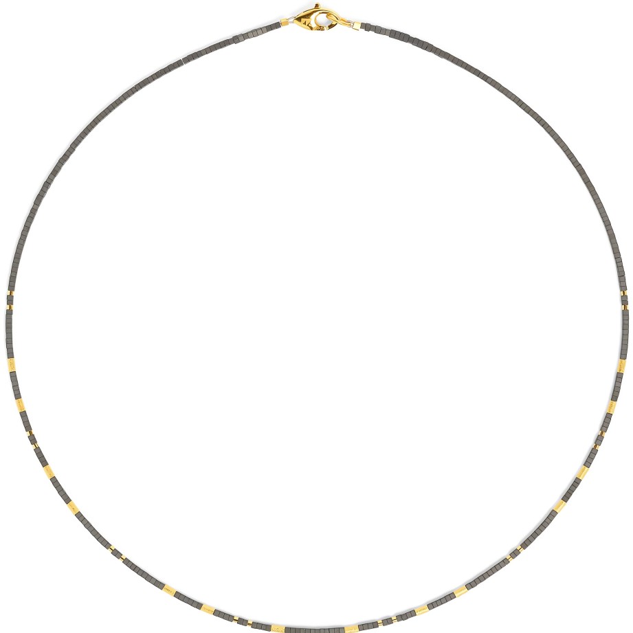 Necklaces Ritani | Tabaci Hematite Necklace