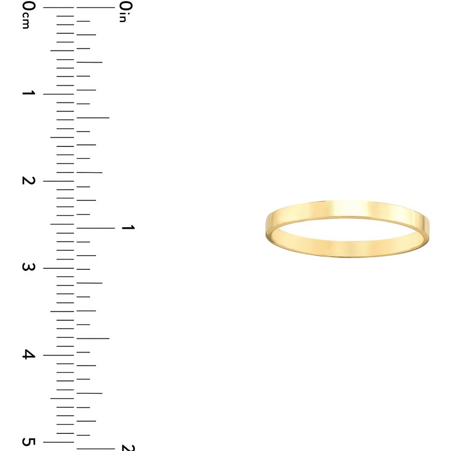 Rings Ritani | 14Kt Gold 2Mm High Polished Band