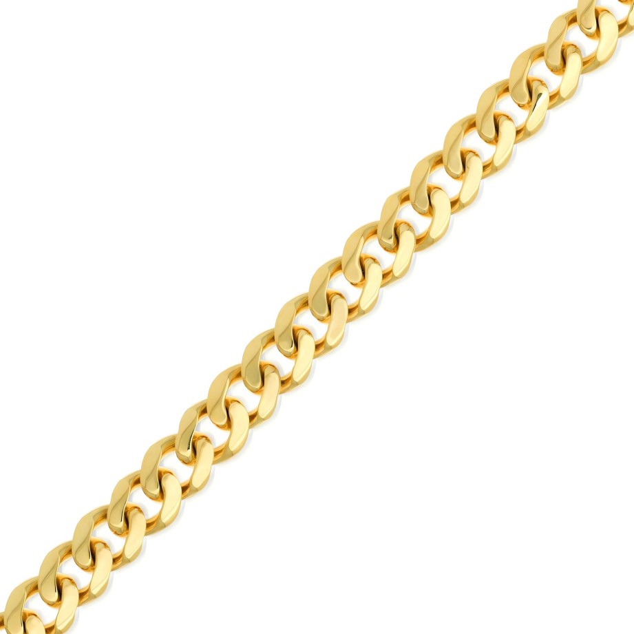 Bracelets Ritani | Men'S 14Kt Gold 7.3Mm Miami Cuban Chain Bracelet