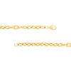 Bracelets Ritani | 14Kt Gold Knife Edge Oval Link Bracelet With Heart Lock