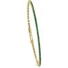 Bracelets Ritani | 14Kt Gold 2.22 Ctw Emerald Flexible Eternity Bangle