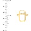 Rings Ritani | 14Kt Gold Open Paper Clip Link Ring