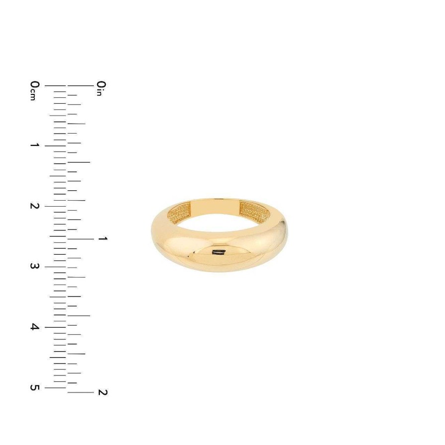 Rings Ritani | 14Kt Gold Domed Puff Ring