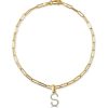 Bracelets Ritani | 14Kt Gold 0.4 Ctw Diamond Initial A-Z Link Bracelet