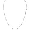 Necklaces Ritani | 14Kt Gold 1.20 Ctw Diamond Station Necklace