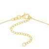 Necklaces Ritani | 14Kt Gold 0.08 Ctw Diamond Trim Disc Medallion Necklace