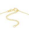 Necklaces Ritani | 14Kt Gold White Enamel Alternating Bar Necklace