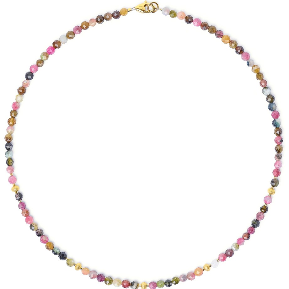 Necklaces Ritani | 24Kt Gold Plated Lampa Tourmaline Necklace