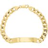 Bracelets Ritani | Men'S 14Kt Gold 8.5Mm Engravable Initial Id Bracelet