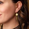 Earrings Ritani | 24Kt Gold Plated Sonnela Sun & Moon Earring Drops