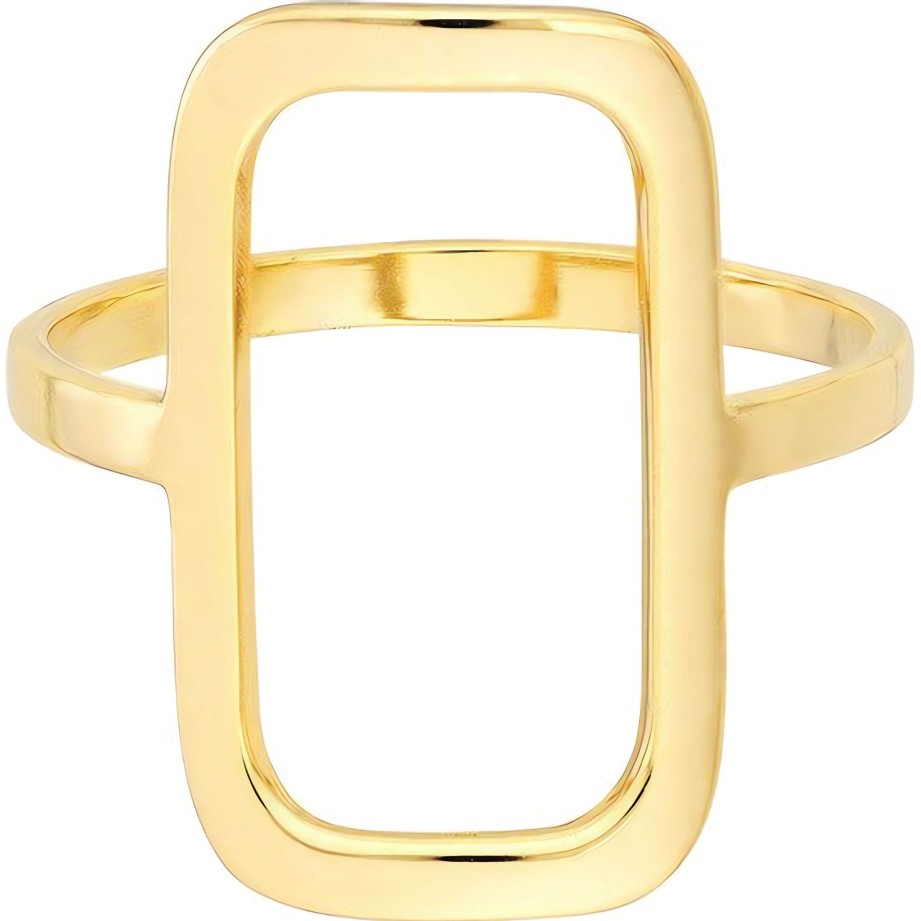 Rings Ritani | 14Kt Gold Open Paper Clip Link Ring