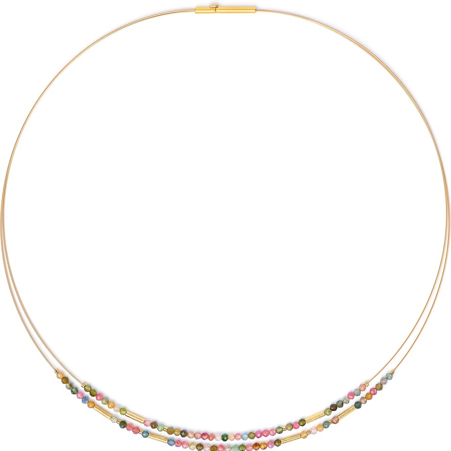 Necklaces Ritani | 24Kt Gold Plated Clenia Tourmaline Necklace