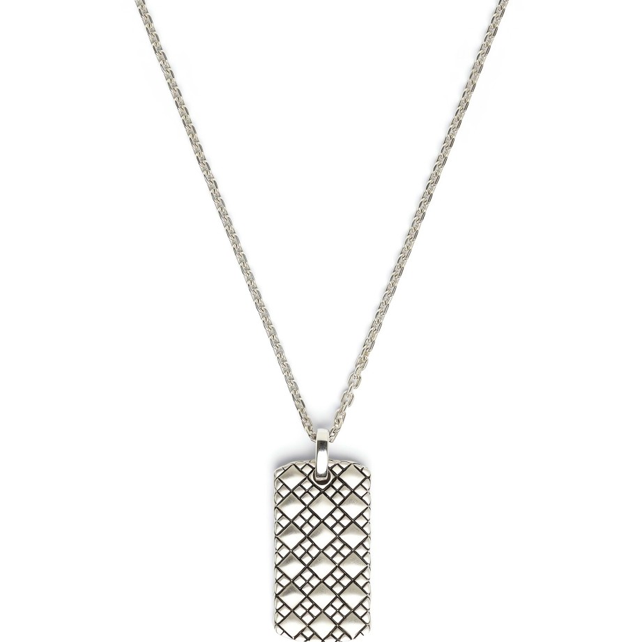 Necklaces Ritani | Men'S Sterling Silver Lemion Lobos Necklace