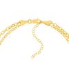 Necklaces Ritani | 14Kt Gold Double Layer Light Oval Rolo Necklace