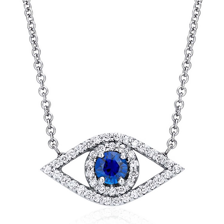 Necklaces Ritani | Evil Eye Diamond Pendant