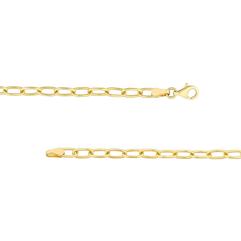 Bracelets Ritani | 14Kt Gold 0.21 Ctw Diamond Flat Mariner Bracelet