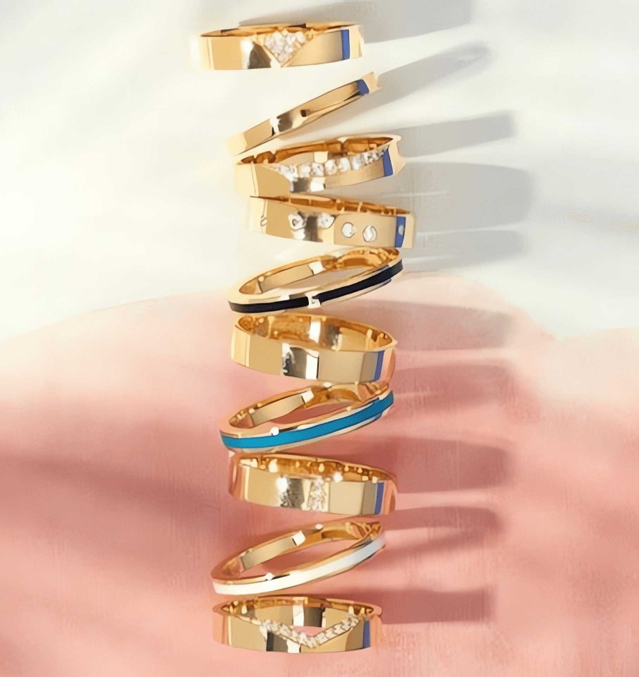 Rings Ritani | 14Kt Gold 2Mm High Polished Band