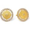 Earrings Ritani | 24Kt Gold Plated Solira Sun & Moon Earring Buttons