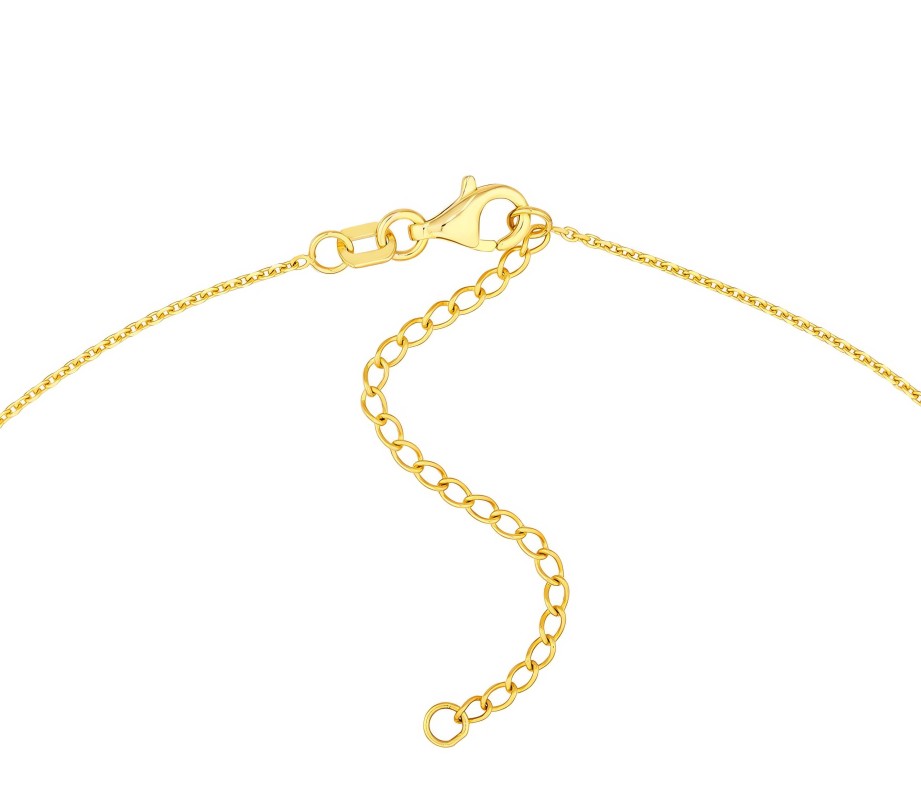 Necklaces Ritani | 14Kt Gold Neon Pink Enamel Alternating Bar Necklace