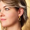 Earrings Ritani | 24Kt Gold Plated Colorful Teardrop Tourmaline Earrings