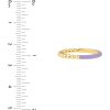 Rings Ritani | 14Kt Gold 1/2 Beaded 1/2 Purple Enamel Ring