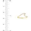 Rings Ritani | 14Kt Gold 0.16 Ctw Diamond Wave Ring