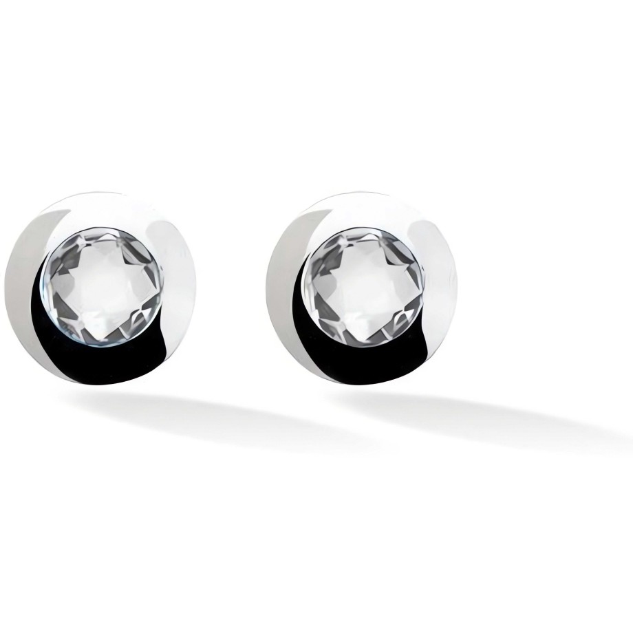 Earrings Ritani | Sterling Silver 3Mm Round Bezel Colorful Gemstone Stud Earrings